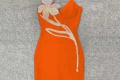 Leila-Flower-Diamond-Bandage-Dress-D15422