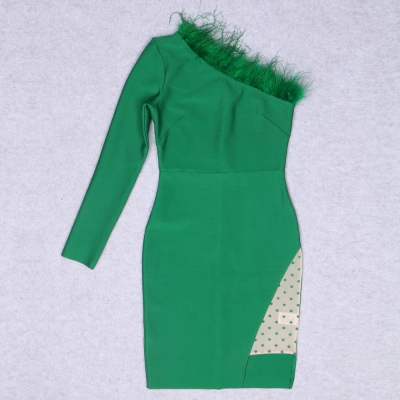 Joanne-Green-One-Sleeve-Bandage-Dress-B175322