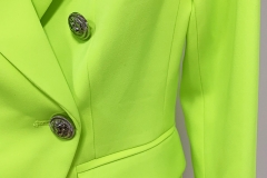 Double-Breasted-Greenyellow-Blazer-D015-3