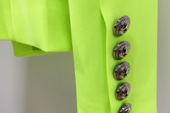 Double-Breasted-Greenyellow-Blazer-D015-5
