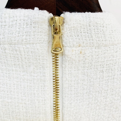 Metal-Button-Tassel-Blazer-Dress-D020-6