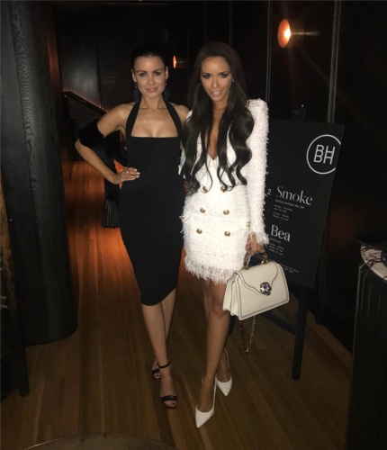 White Fringed Dress with Gold Check Blazer Dress K279 (19)