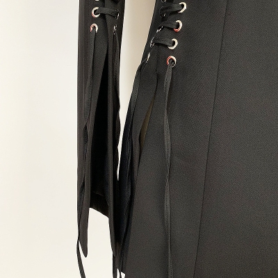 Slit-Sleeve-Ribbon-Blazer-K689-4