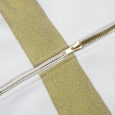 Golden-Silk-Short-Sleeve-Bandage-Dress-K821-24
