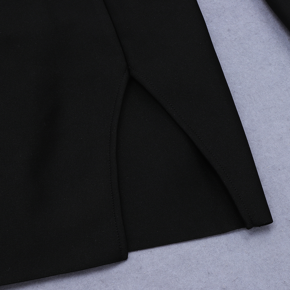 Sexy Black Long Sleeve Bandage Dress K835 - OneLoveDress