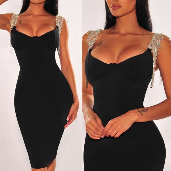 Diamond-Beaded-Bandage-Dress-K734-1