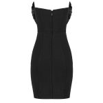 Flower-Type-Bandage-Dress-K100527