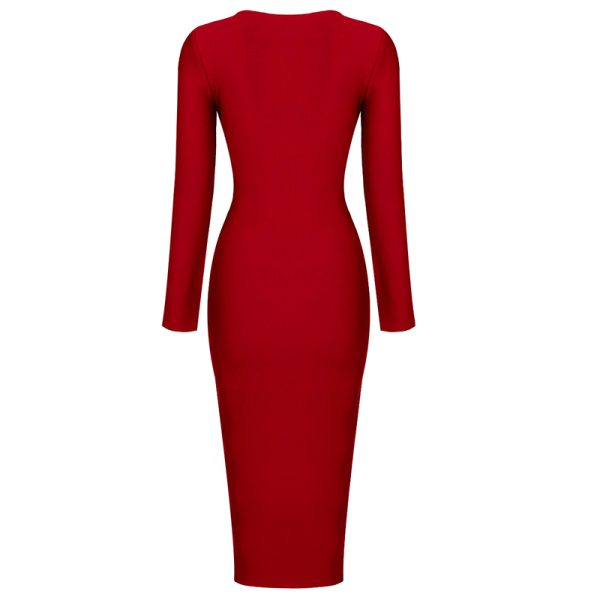 Zipper-Long-Sleeve-Bandage-Dress-K820-31