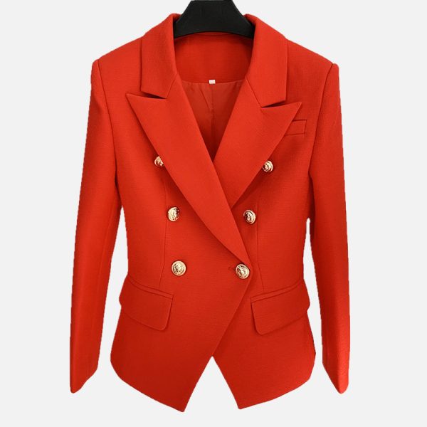 Double Breasted Red Blazer K1001 1