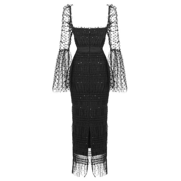 Gauze-Pleated-Sequins-Dress-K1023-18