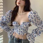 Puff-Sleeve-Floral-Blouse-K1044-16
