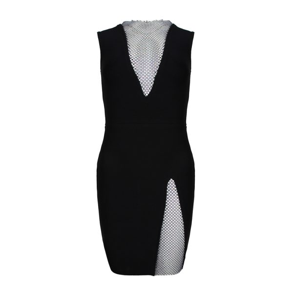 Sleeveless-Deep-V-Bandage-Dress-K1017-7_副本