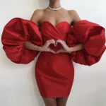 Off Shoulder Bodycon Dress B1252 2 1