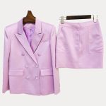 Double Breasted Blazer Set D070 2 2