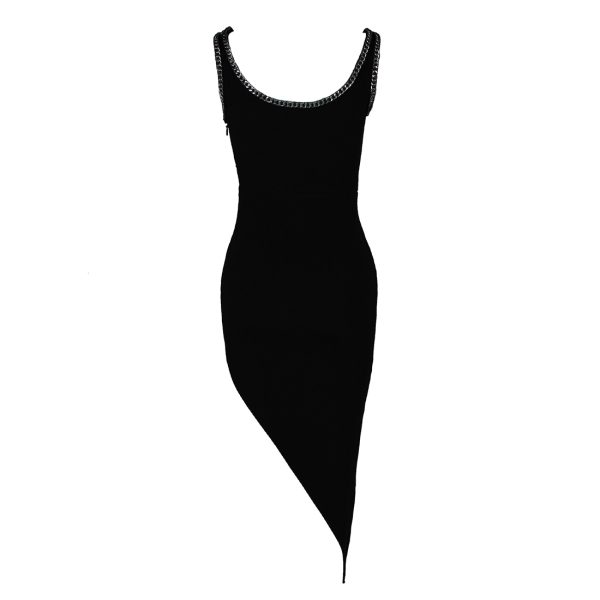 Edith Metal Chain Bandage Dress B1557 30