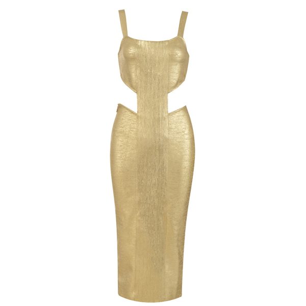 Jessica Metallic Bandage Dress B1477 23