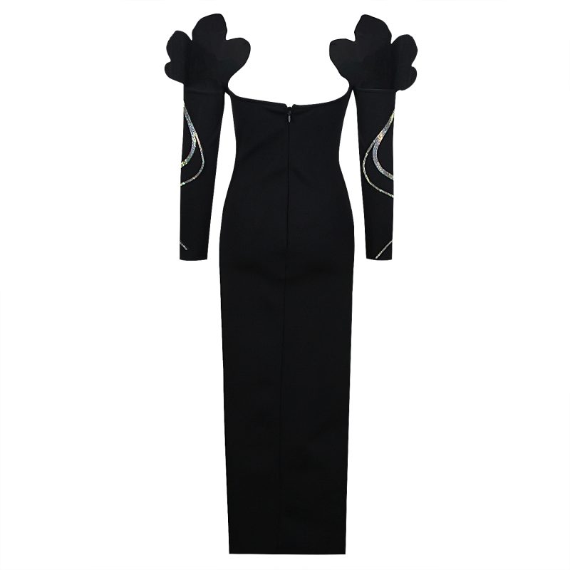 Trista-Flower-Off-Shoulder-Bandage-Dress-B1554-14