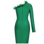 Joanne-Green-One-Sleeve-Bandage-Dress-B175321