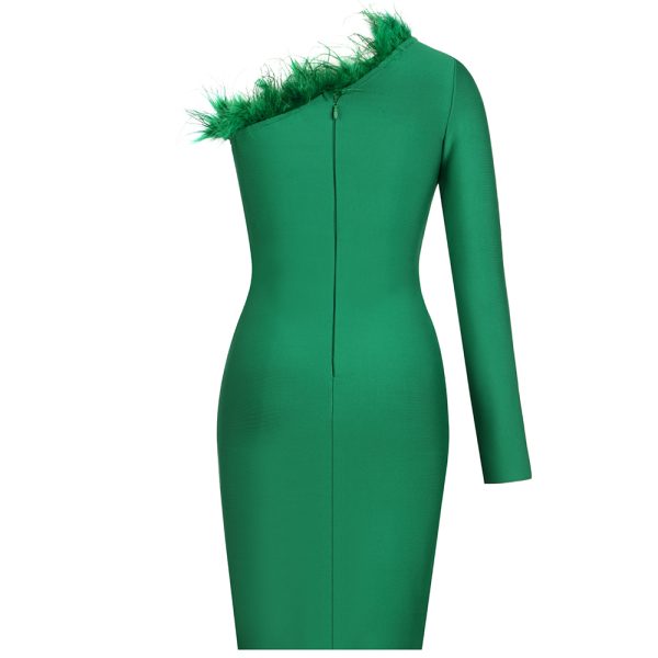 Joanne Green One Sleeve Bandage Dress B175321