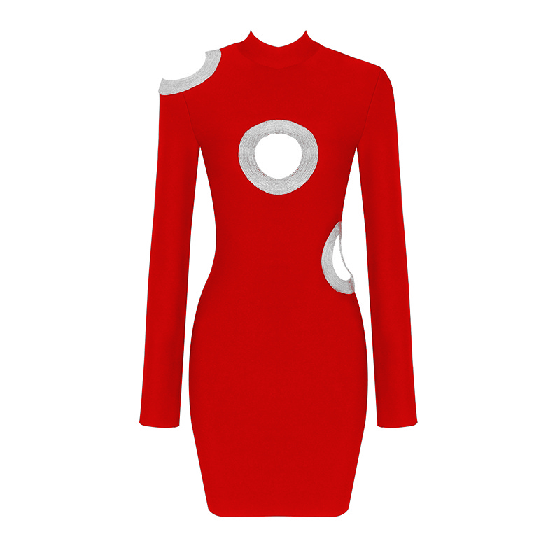 Yvette Diamand Circle Bandage Dress B1437 20