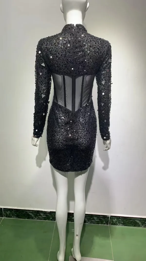 2022-Newest-Design-Sequined-Beaded-Black-Long-Sleeves-See-Through-Formal-Evening-Gowns-Party-Middle-East-5