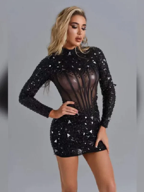 2022-Newest-Design-Sequined-Beaded-Black-Long-Sleeves-See-Through-Formal-Evening-Gowns-Party-Middle-East