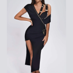 High-Quality-New-Celebrity-Black-One-Shoulder-Open-Fork-Bodycon-Rayon-Bandage-Dress-Elegant-Club-Party