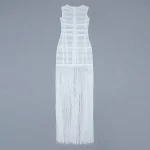 High-Quality-White-Sleeveless-Tassel-Hollow-Out-Bodycon-Rayon-Bandage-Dress-Evening-Party-Sexy-Dress-3
