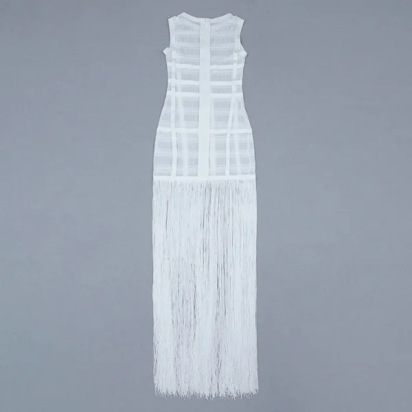 High-Quality-White-Sleeveless-Tassel-Hollow-Out-Bodycon-Rayon-Bandage-Dress-Evening-Party-Sexy-Dress-3