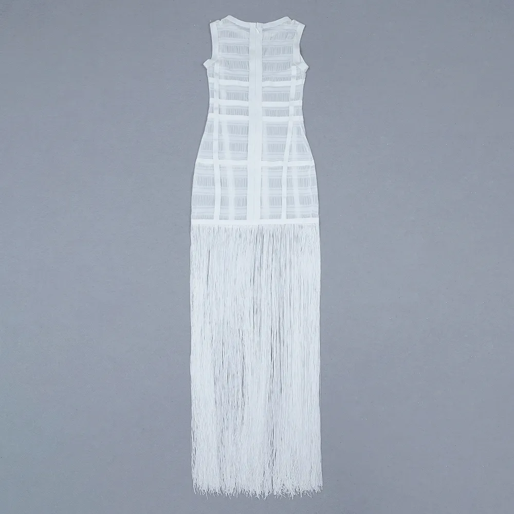 High-Quality-White-Sleeveless-Tassel-Hollow-Out-Bodycon-Rayon-Bandage-Dress-Evening-Party-Sexy-Dress-3