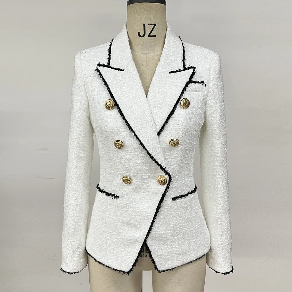 Winter-New-Women-Chic-White-Tweed-Blazer-Slim-Quality-Woven-Tassel-Trend-Thick-Jacket-2