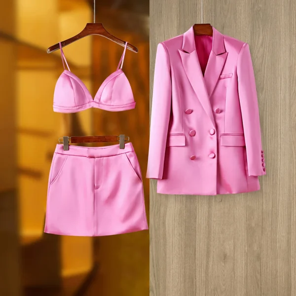 Smooth-Satin-Fabric-Fusicha-3PCS-Blazer-Suit-Fashion-Elegant-Street-Mini-Skirt-Women-Quality-Clothing-1