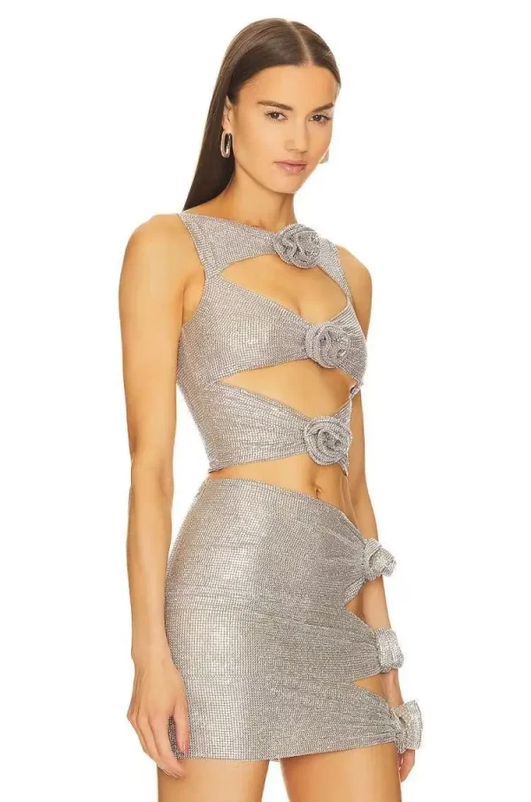 VC-Women-S-Luxury-Party-Dress-Sparkly-Silver-Rhinestone-Sexy-Cut-Out-Beautiful-3D-Flowers-Decoration-2