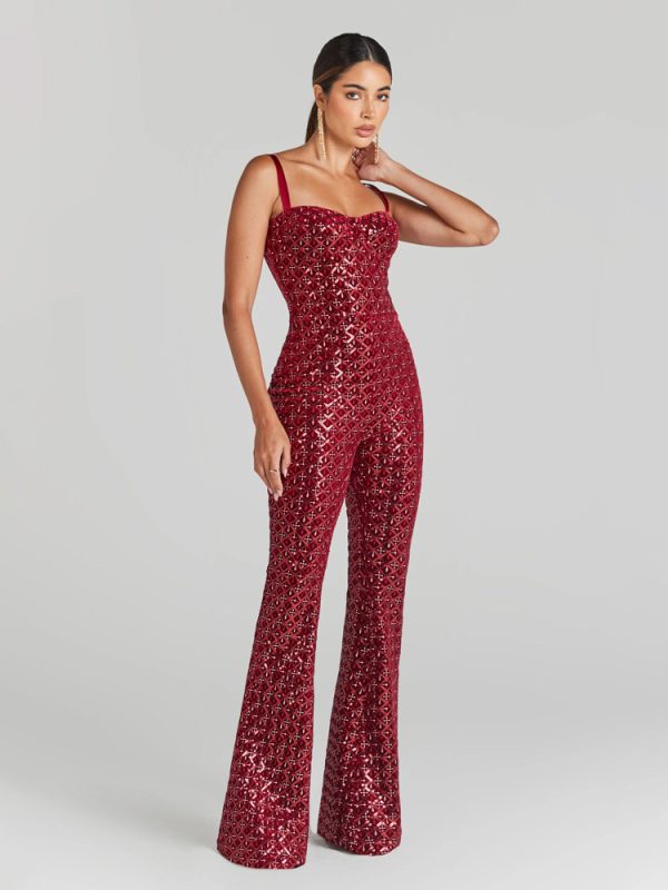 Sequins Bodycon Jumpsuit