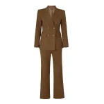 Gentle-3-Colors-Chic-Design-Classic-Beige-Wine-Red-Brown-Gorgeous-Blazer-Twin-Sets-Work-Wear