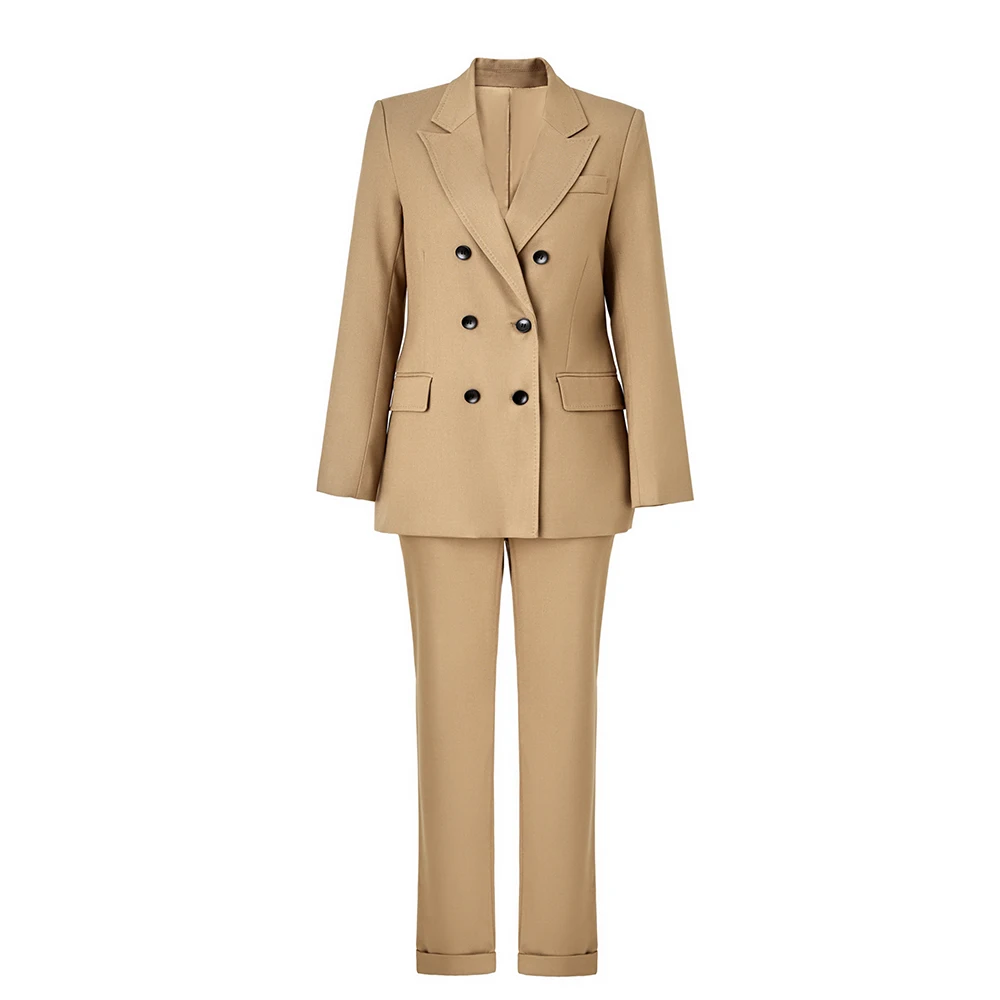 Professional-Blazer-Suit-Factory-Top-Quality-6-Colors-Brief-Design-Office-Lady-2PCS-Sets-Women-Outfits