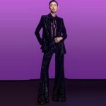 Sequins Pants Suit