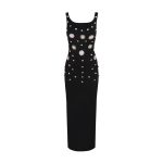 Rhinestone Diamonds Maxi Long Dress (3)