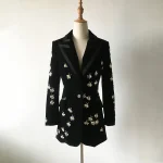 kf-HTB1QgxGKpzqK1RjSZFCq6zbxVXaC-2022-Top-Fashion-Women-s-High-Street-Luxury-Black-Velvet-Blazers-Notched-Animal-Bee-Beading-Fit