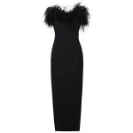 kf-S0ae01542a2ca4d0284f56b455b6a52f6k-2023-New-Elegant-Strapless-Bandages-Dress-Women-Sexy-Feathers-Celebrity-Evening-Party-Bodycon-Dresses