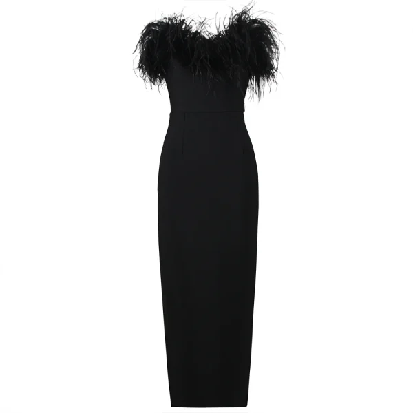 kf-S0ae01542a2ca4d0284f56b455b6a52f6k-2023-New-Elegant-Strapless-Bandages-Dress-Women-Sexy-Feathers-Celebrity-Evening-Party-Bodycon-Dresses