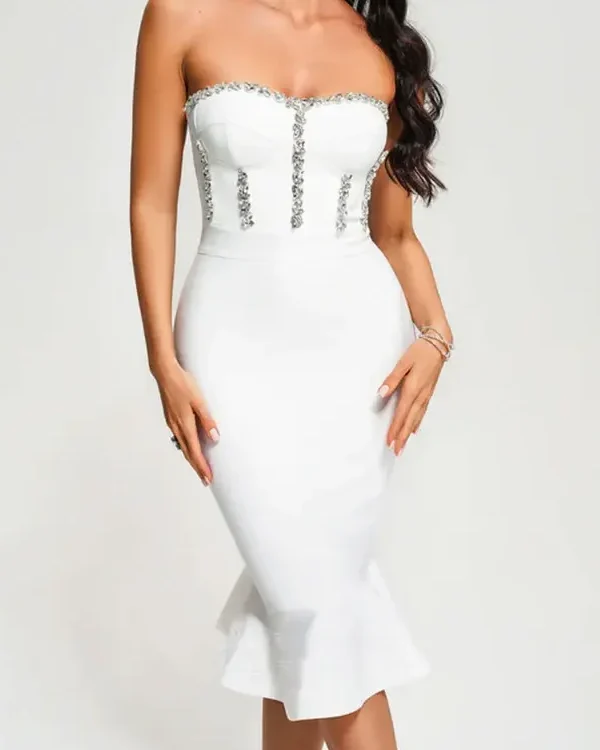 kf-S868d458d3c7e4707a8fc89bd3b57b8265-Sexy-Women-s-White-Bandage-Dress-Strapless-Sleeveless-with-Diamond-Design-Bodycon-Fishtail-Dress-Celebrity-Evening