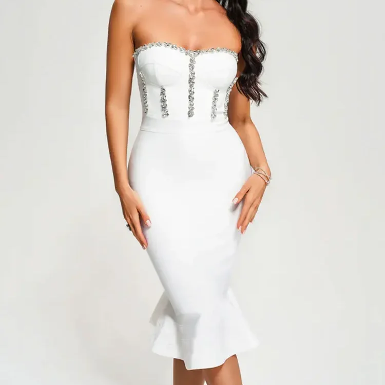 kf-S868d458d3c7e4707a8fc89bd3b57b8265-Sexy-Women-s-White-Bandage-Dress-Strapless-Sleeveless-with-Diamond-Design-Bodycon-Fishtail-Dress-Celebrity-Evening