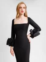 kf-S4880a0b3e72e4246ab9ab358a83d8a8bc-Sexy-Square-Neck-Long-Sleeve-3D-Flower-Bandage-Dress-Women-Black-Floral-Crystal-Bodycon-Midi-Dresses