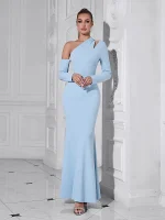 kf-S4e159fc2c2254db6aeb00a6c7eb48609U-Sexy-Diagonal-Collar-Hollow-Out-Long-Dress-Women-Light-Blue-Long-Sleeve-Slim-Maxi-Dresses-Cocktail