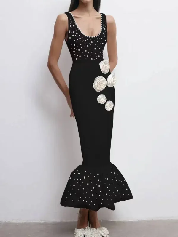 kf-Sd970b4e9956c4ceca7918759231543d2l-Black-Color-Women-Sleeveless-Sexy-O-Neck-Pearl-Beading-Florals-Bodycon-Bandage-Gown-Dress-Elegant-Evening